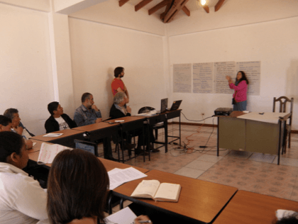 Taller de sistemas alimentarios en Heifer Ecuador