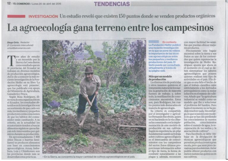 La agroecología en los medios