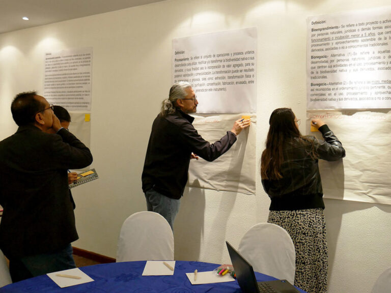 Segundo taller para la actualización del Acuerdo Ministerial que fomenta los bioemprendimientos