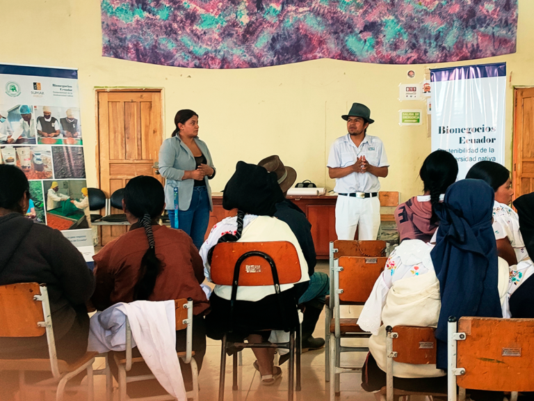 Taller de diagnóstico de género con productores de mortiño – Cotacachi