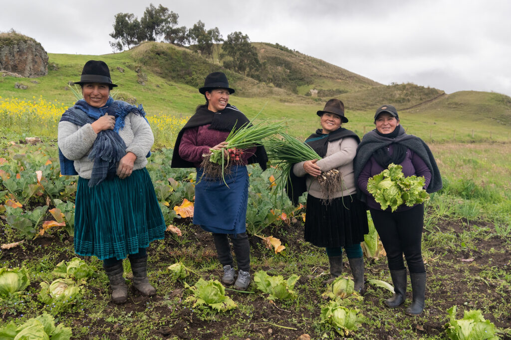 Productoras de la comunidad Honorato Vásquez